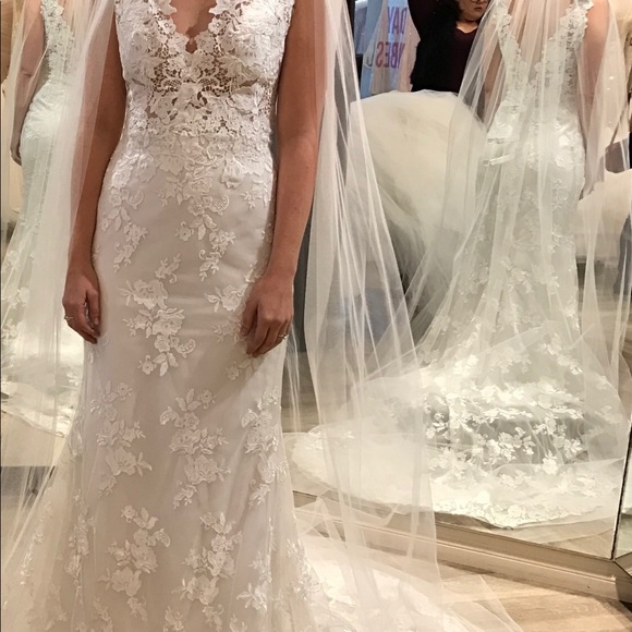 Lazaro 3656 Bridal Gown - Picture 3 of 9